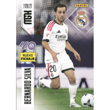 Añade a tu colección Bernardo Silva Nuevo Fichaje Real Madrid Cards Panini Megacracks 2026-27