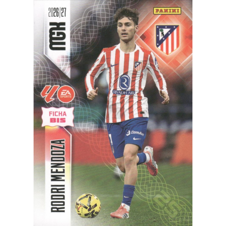Get Rodri Mendoza Fichas Bis Atlético Madrid Megacracks 2026-27 Football Card