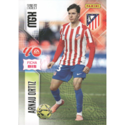 Compra Arnau Ortiz Fichas Bis Atlético Madrid Panini Megacracks LaLiga EA Sports 2026-27