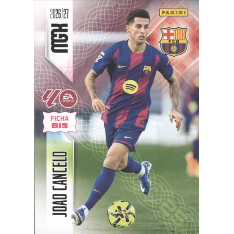 Encuentra Joao Cancelo Fichas Bis Barcelona Megacracks 2026-27 card Panini