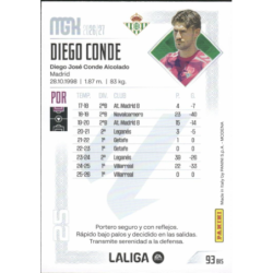 Buy Cards Diego Conde Fichas Bis Real Betis Megacracks Football Cards 2026-27
