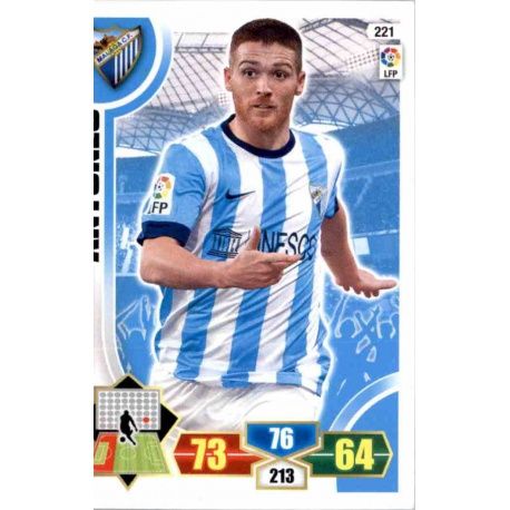 Antunes Málaga 221 Adrenalyn XL La Liga 2013-14