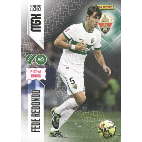 Completa tu colección Fede Redondo Fichas Bis Elche Megacracks LaLiga 2026-27