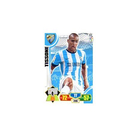 Tissone Málaga 222 Adrenalyn XL La Liga 2013-14