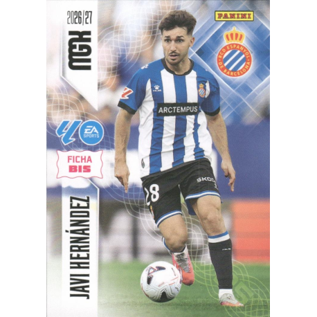Buy Cards Javi Hernández Fichas Bis Espanyol Panini Megacracks LaLiga 2026-27