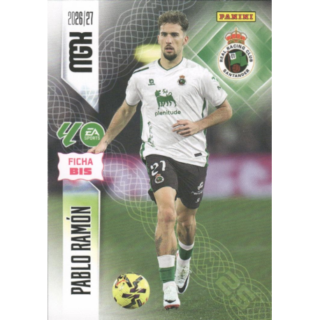 Consigue Pablo Ramón Fichas Bis Racing Santader Panini Megacracks LaLiga EA Sports 2026-27