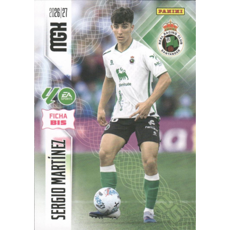 Añade a tu colección Sergio Martínez Fichas Bis Racing Santader Cartas Megacracks 2026-27