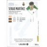 Find and Buy Cards Sergio Martínez Fichas Bis Racing Santader Panini Megacracks LaLiga 2026-27