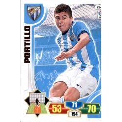 Portillo Málaga 224 Adrenalyn XL La Liga 2013-14