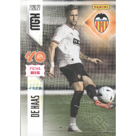 Get yours De Haas Fichas Bis Valencia Megacracks LaLiga Cards 2026-27