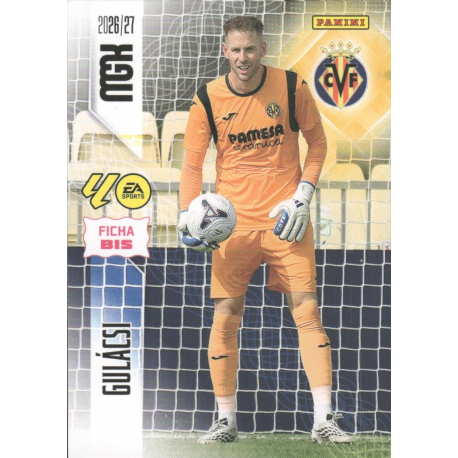 Find and Buy Cards Gulácsi Fichas Bis Villarreal Megacracks 2026-27 Cards