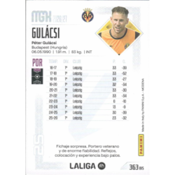Find and Buy Cards Gulácsi Fichas Bis Villarreal Megacracks 2026-27 Cards