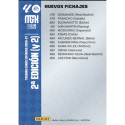 Find and Buy Cards Checklist Fichas Bis   Megacracks LaLiga Cards 2026-27