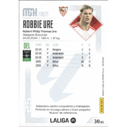 Find and Buy Cards Robbie Ure Fichas Bis Sevilla Panini Megacracks LaLiga 2026-27