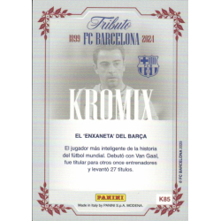 Sale Cards Xavi Kromix Panini Tributo Barcelona 125 Aniversario