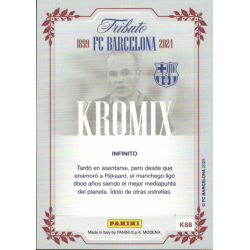 Oferta Trading Card Iniesta  Kromix Tributo Panini Barcelona 125Th Anniversary