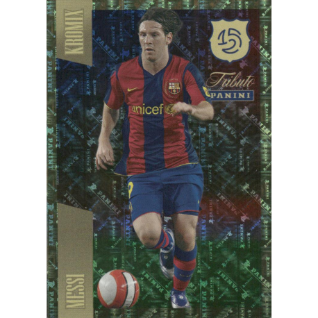 Oferta Trading Card Messi Kromix Tributo Panini Barcelona 125Th Anniversary