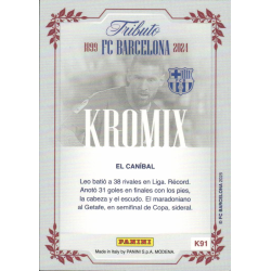 Venta Trading Card Messi 2 Kromix Panini Box Tributo FC Barcelona 125