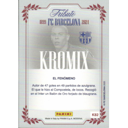 Oferta Cromos Futbol Ronaldo Kromix Panini Tributo Barcelona 125 Aniversario