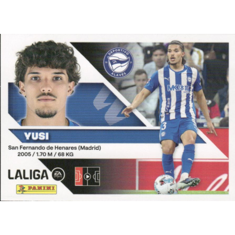 Consigue los que te faltan Yusi Deportivo Alavés Cromos Panini Liga Este 2026-27