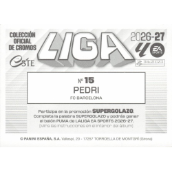 Completa tu colección de cromos Pedri Barcelona Cromos LaLiga 2026-27 Panini