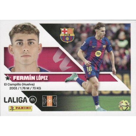 Completa tu colección Fermín Barcelona Panini Liga Este 2026-27