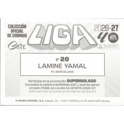 Encuentra tus cromos Lamine Yamal Barcelona Colección Liga Este 2026-27