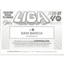 Compra Cromos Dani Barcia Deportivo Colección Liga Este 2026-27