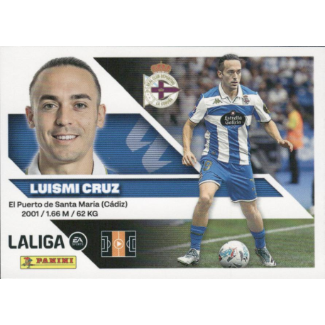 Empieza a coleccionar Luismi Cruz Deportivo Cromos Panini Liga Este 2026-27