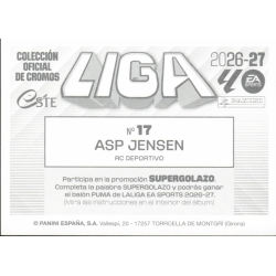 Consigue Cromos Asp Jensen Deportivo Cromos Panini Liga Este 2026-27