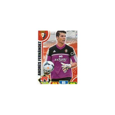 Andrés Fernández Osasuna 235 Adrenalyn XL La Liga 2013-14