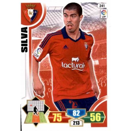 Silva Osasuna 241 Adrenalyn XL La Liga 2013-14