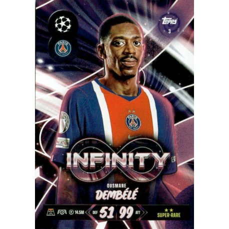 Consigue ahora Ousmane Dembélé Infinity Match Attax 2026-27
