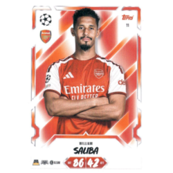 Añade a tu colección William Saliba Arsenal Match Attax 2026-27