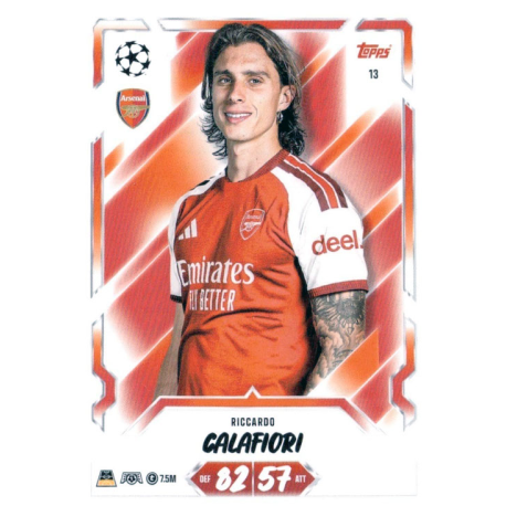 Buy Cards Riccardo Calafiori Arsenal Topps UEFA Champions League Match Attax 2026-27