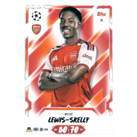 Get it now Myles Lewis-Skelly Arsenal Topps Match Attax 2026-27