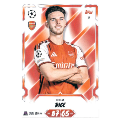 Completa tu colección Declan Rice Leader Topps Match Attax Champions League 2026-27