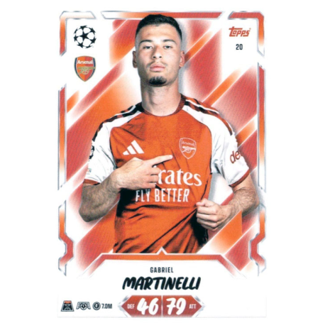 Compra online Gabriel Martinelli Arsenal Match Attax 2026-27