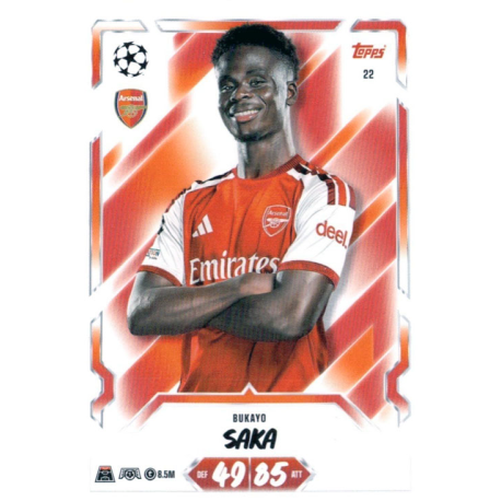 Busca y compra Bukayo Saka Arsenal Topps Match Attax Champions League 2026-27