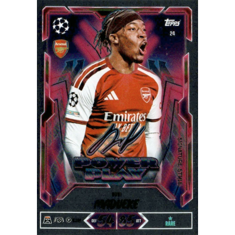 Consigue Noni Madueke Power Play Signature Style Topps UEFA Champions League Match Attax 2026-27