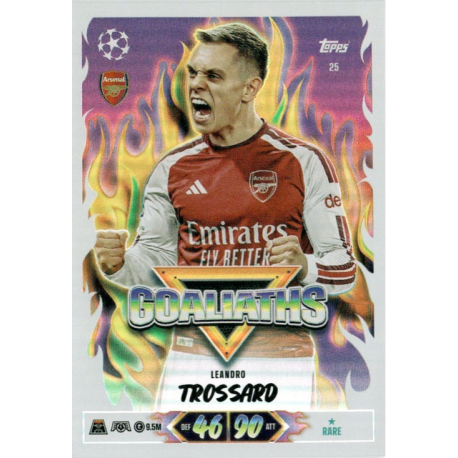 Busca y compra Leandro Trossard Goaliaths Topps Match Attax UCC 2026-27