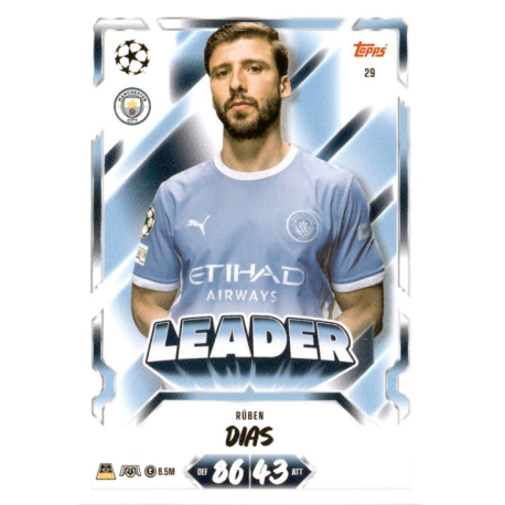 Consigue Rúben Dias Leader Topps Match Attax UCC 2026-27