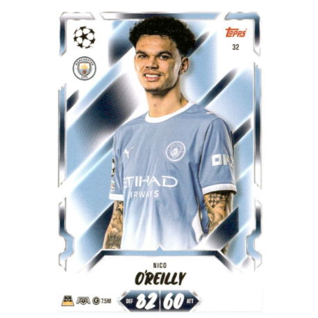 Compra online Nico O'Reilly Manchester City Topps UEFA Match Attax 2026-27