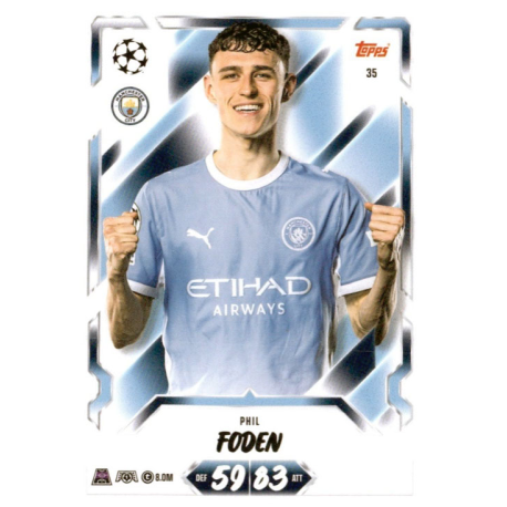 Get Phil Foden Manchester City Topps UEFA Match Attax 2026-27