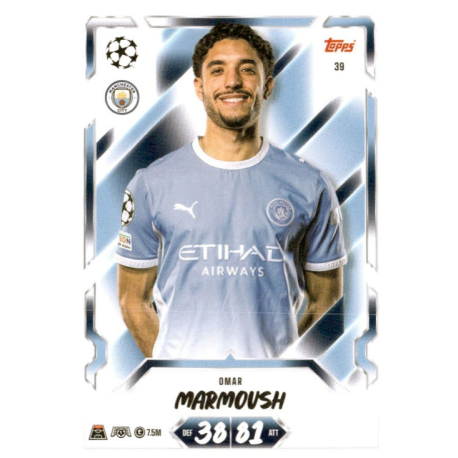 Find Omar Marmoush Manchester City Topps UEFA Match Attax 2026-27