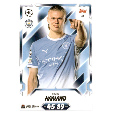 Buy Cards Erling Haaland Manchester City Topps Match Attax Champions League 2026-27