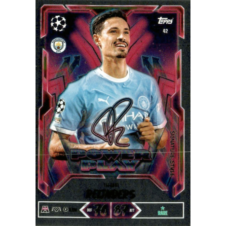 Find Tijjani Reijnders Power Play Signature Style Topps Match Attax Champions League 2026-27