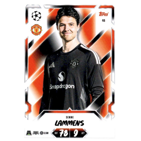 Compra Senne Lammens Manchester United Topps UEFA Champions League Match Attax 2026-27