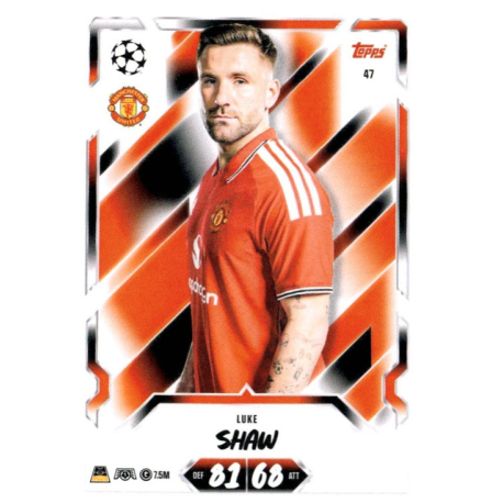 Añade a tu colección Luke Shaw Manchester United Topps UEFA Match Attax 2026-27