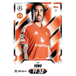 Hazte con Leny Yoro Manchester United Match Attax Champions League 2026-27